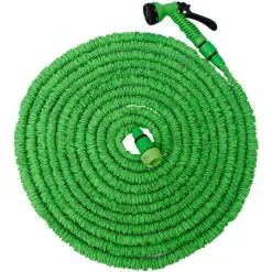 EYEPOWER Soldes Magasin 12 Eyepower Tuyau D'Arrosage Élastique 10m-30m Incl Pistolet D'arrosage 7 Jets Tuyau D'Irrigation Pour Irriguer Le Jardin Arroser Les Plantes - Grün