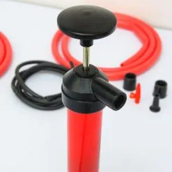 EYEPOWER Pompe à Main Multifonctionnelle | Pour Gonfler / Aspirer Air Et Liquides | Pour Vider Transférer Essence Carburant Eau | Gonfleur Manuel Pour Vélo Ballons | Rouge - Rot -EYEPOWER Soldes Magasin 10973955 3
