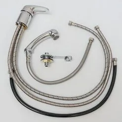 Eyepower Douchette + Tuyau Flexible 40cm De Long + Mitigeur Pour Coiffeurs Professionnels | Pomme De Douche Mobile à Installer Bac à Shampoing Pour Laver Les Cheveux Shampooiner Dans Les Salons De Coiffure