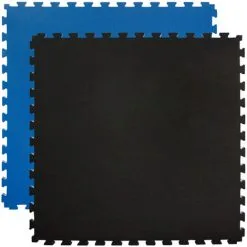 Eyepower Tapis Puzzle De Sport 90x90cm En Mousse EVA 25mm D'épaisseur Extensible Incl Encadrement Noir Bleu - Schwarz -EYEPOWER Soldes Magasin 10974130 4