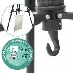 EYEPOWER Chevalet De Campagne 155 Cm EPR-YU-115 - Schwarz -EYEPOWER Soldes Magasin 10974284 4