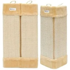 EYEPOWER Conseil De Gratter Conseil Sisal Protection De Coin Intérieur Extérieur M 55 Cm Beige - Beige