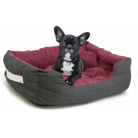 EYEPOWER Couchette Animale Niclas M Bordeaux 2 EYEPOWER Couchette Animale Niclas M Bordeaux – Image 2