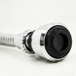 EYEPOWER Aérateur De Robinet Flexible - 15.5 Cm - 2 Jets - Compatible Filetage M22 / M24 - Schwarz -EYEPOWER Soldes Magasin 10977897 5