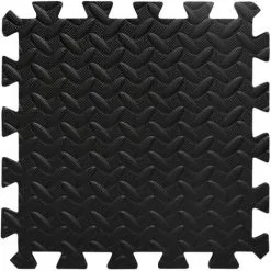 Eyepower Protections Sol En Mousse EVA 10mm D'épaisseur Tapis Puzzle De Fitness Sport Composé De 9 Fragments Dimension Globale 0,81qm Extensible Noir - Schwarz -EYEPOWER Soldes Magasin 10978050 3