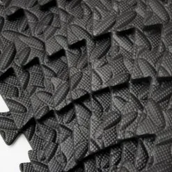 Eyepower Protections Sol En Mousse EVA 10mm D'épaisseur Tapis Puzzle De Fitness Sport Composé De 9 Fragments Dimension Globale 0,81qm Extensible Noir - Schwarz -EYEPOWER Soldes Magasin 10978050 5