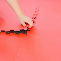 Eyepower Tapis Puzzle De Fitness 90x90cm Incl Embouts Extensible Protection Sol De Sport En Mousse EVA épais 12mm Rouge - Rot -EYEPOWER Soldes Magasin 10978078 5