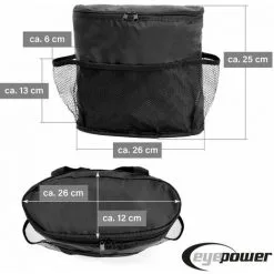 Eyepower Sac De Rangement Isotherme 25x26x12cm à Accrocher Au Siège-auto Noir - Schwarz 7 Eyepower Sac De Rangement Isotherme 25x26x12cm à Accrocher Au Siège-auto Noir - Schwarz -EYEPOWER Soldes Magasin 10978136 3