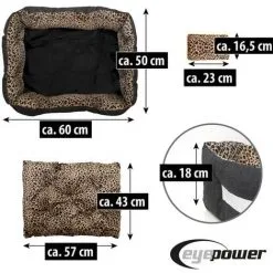 EYEPOWER Couchette Animale Niclas M Guépard -EYEPOWER Soldes Magasin 10978236 4