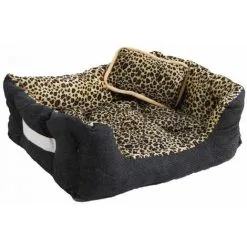 EYEPOWER Couchette Animale Niclas XL Guépard - Schwarz