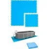EYEPOWER Tapis De Piscine 1 M² - 4 Tapis De Sol EVA 50x50 - Jeu De Dalles De Protection - Blau