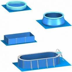 EYEPOWER Tapis De Piscine 2,6 M² - 4 Tapis De Sol EVA 81x81 Jeu De Dalles De Protection - Blau 8 EYEPOWER Tapis De Piscine 2,6 M² - 4 Tapis De Sol EVA 81x81 Jeu De Dalles De Protection - Blau -EYEPOWER Soldes Magasin 10987202 4