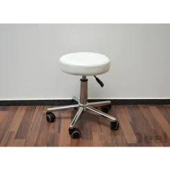 Eyepower Tabouret De Travail MST-403 Chaise Pivotante 360° Réglable En Hauteur Siège Rembourré Avec Roulettes | Poids Supporté 120 Kg | Idéal Pour Coiffeur Esthéticien Cabinet Médical | Blanc 7 Eyepower Tabouret De Travail MST-403 Chaise Pivotante 360° Réglable En Hauteur Siège Rembourré Avec Roulettes | Poids Supporté 120 Kg | Idéal Pour Coiffeur Esthéticien Cabinet Médical | Blanc -EYEPOWER Soldes Magasin 12736452 3
