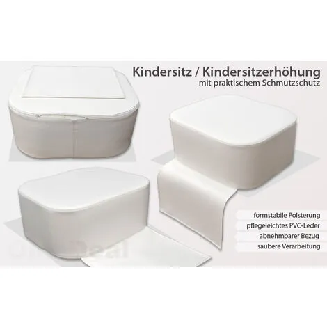 EYEPOWER Réhausseur De Coiffure Pour Enfant Blanc 2 EYEPOWER Réhausseur De Coiffure Pour Enfant Blanc – Image 2