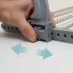 Eyepower Étendoir Séchoir à Linge Pliant 47x32x20,5cm à Accrocher Sur Le Radiateur Fenêtre Bain Pour étendre Sécher Lessive Vêtements Mouillées Acier Inox -EYEPOWER Soldes Magasin 12736504 3