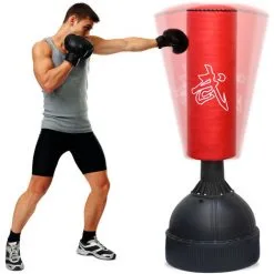 EYEPOWER Sac De Frappe De Boxe Sur Pied - Hauteur 160 Cm - Rot