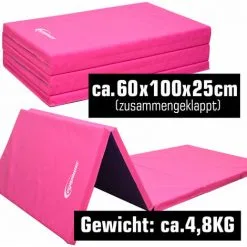 EYEPOWER Matelas De Sport Moelleux 300*100*5cm Rose/aubergine - Pink 7 EYEPOWER Matelas De Sport Moelleux 300*100*5cm Rose/aubergine - Pink -EYEPOWER Soldes Magasin 16987743 3