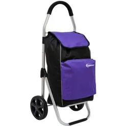 EYEPOWER Chariot De Courses En Aluminium Lilas - Lila