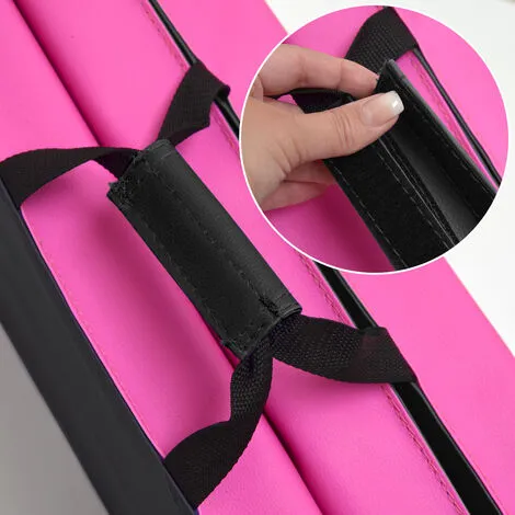 EYEPOWER Matelas De Sport 180*60*5cm Rose / Noir - Pink 4 EYEPOWER Matelas De Sport 180*60*5cm Rose / Noir - Pink – Image 4