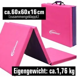 EYEPOWER Matelas De Sport 180*60*5cm Rose/aubergine - Pink 7 EYEPOWER Matelas De Sport 180*60*5cm Rose/aubergine - Pink -EYEPOWER Soldes Magasin 49704258 3