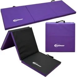 EYEPOWER Matelas De Sport 180*60*5cm Aubergine / Noir - Lila