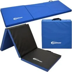EYEPOWER Matelas De Sport 180*60*5cm Bleu / Noir - Blau