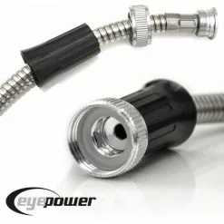 Eyepower Tuyau Arrosage Jardin 15m Sans Pli Acier Nettoyage Inoxydable Flexible - Silber -EYEPOWER Soldes Magasin 49704720 4