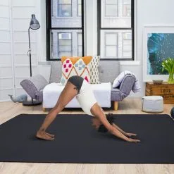 EYEPOWER 200x125 Grand Tapis De Sport - 6mm TPE Antidérapant - Tapis De Yoga Fitness XXL - Schwarz 7 EYEPOWER 200x125 Grand Tapis De Sport - 6mm TPE Antidérapant - Tapis De Yoga Fitness XXL - Schwarz -EYEPOWER Soldes Magasin 51321115 3