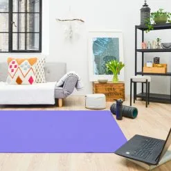 EYEPOWER 200x125 Grand Tapis De Sport - 6mm TPE Antidérapant - Tapis De Yoga Fitness XXL - Violett -EYEPOWER Soldes Magasin 51321172 5
