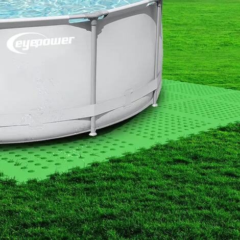 EYEPOWER Tapis De Piscine 4,2 M² - 12 Tapis De Sol EVA 62x62 Jeu De Dalles De Protection - Grün 2 EYEPOWER Tapis De Piscine 4,2 M² - 12 Tapis De Sol EVA 62x62 Jeu De Dalles De Protection - Grün – Image 2