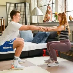 EYEPOWER 2,4qm Tapis De Sol Pour Gym - 2,5cm - 3 Dalles En Mousse - 90x90 Puzzles De Sol - Braun 7 EYEPOWER 2,4qm Tapis De Sol Pour Gym - 2,5cm - 3 Dalles En Mousse - 90x90 Puzzles De Sol - Braun -EYEPOWER Soldes Magasin 63560056 3