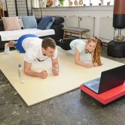 EYEPOWER 4.8qm Tapis De Sol Pour Gym - 2cm - 12 Dalles En Mousse - 63x63 Puzzles De Sol - Braun -EYEPOWER Soldes Magasin 63560722 3