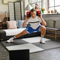 EYEPOWER 3.2qm Tapis De Sol Pour Gym - 2cm - 4 Dalles En Mousse - 90x90 Puzzles De Sol - Schwarz 7 EYEPOWER 3.2qm Tapis De Sol Pour Gym - 2cm - 4 Dalles En Mousse - 90x90 Puzzles De Sol - Schwarz -EYEPOWER Soldes Magasin 63564991 3