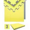 EYEPOWER 2.4qm Tapis De Sol Pour Gym - 2cm - 3 Dalles En Mousse - 90x90 Puzzles De Sol - Gelb