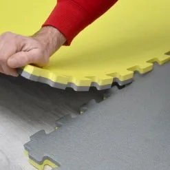 EYEPOWER 2.4qm Tapis De Sol Pour Gym - 2cm - 3 Dalles En Mousse - 90x90 Puzzles De Sol - Gelb 8 EYEPOWER 2.4qm Tapis De Sol Pour Gym - 2cm - 3 Dalles En Mousse - 90x90 Puzzles De Sol - Gelb -EYEPOWER Soldes Magasin 63565823 4