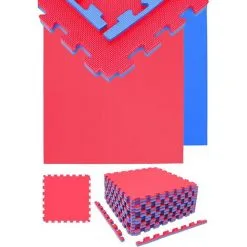 EYEPOWER 4.8qm Tatami Judo 2cm - 12 Dalles 63x63cm - Tapis Sol Sport Fitness Mat Home Gym - Blau